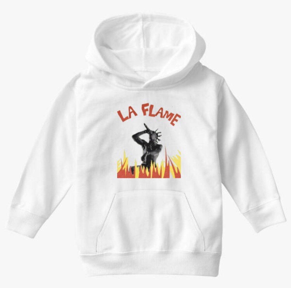 La on sale flame hoodie